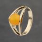 Second Hand Vintage Yellow Gold Paste Tension Set Dress Ring 41103430