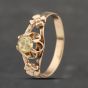 Second Hand 14ct Rose Gold Paste Flower Shoulders Dress Ring 41103465