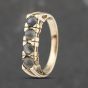 Second Hand 9ct Yellow Gold Chrysoberyl Tension Set Four Stone Ring 41103516