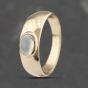 Second Hand 9ct Yellow Gold Moonstone Oval Dress Ring 41103520