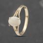 Second Hand 9ct Yellow Gold Opal Oval Dress Ring 41103526