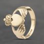 Second Hand 9ct Yellow Gold Claddagh Ring 41103600
