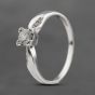 Second Hand 9ct White Gold Cubic Zirconia Solitaire Ring 41103642