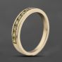 Second Hand 9ct Yellow Gold Quartz Channel Set Half Eternity Ring 41103670