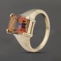 Second Hand 9ct Yellow Gold Mystic Topaz Oblong Dress Ring 41103725