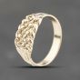 Second Hand 9ct Yellow Gold Two Row Childs Keeper Ring 41103730