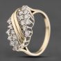 Second Hand 9ct Yellow Gold Cubic Zirconia Dress Ring 41103758