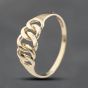 Second Hand 9ct Yellow Gold Chainlink Dress Ring 41103812