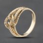 Second Hand 9ct Yellow Gold Knot Dress Ring 41103814
