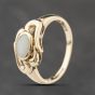 Second Hand 9ct Yellow Gold Opal Oval Dress Ring 41103841