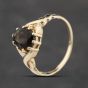 Second Hand 9ct Yellow Gold Smoky Quartz Oval Dress Ring 41103853