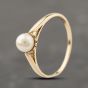 Second Hand Yellow Gold Cultured Pearl Dress Ring 41103922