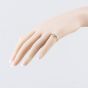 Second Hand 9ct Yellow Gold Cubic Zirconia Boat Shaped Cluster Ring 41104042