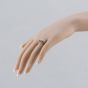 Second Hand 9ct Yellow Gold Cubic Zirconia Three Stone Ring 41104099