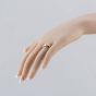 Second Hand 14ct Yellow Gold Cubic Zirconia Rubover Solitaire Ring 41104104