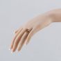 Second Hand 9ct Yellow Gold Garnet Oval Cluster Ring 41104108