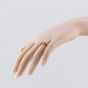 Second Hand 9ct Yellow Gold Citrine Rubover Five Stone Ring 41104140