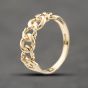 Second Hand 9ct Yellow Gold Chain Link Dress Ring 41104162