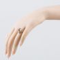 Second Hand 9ct Yellow Gold Amethyst Oval Dress Ring 41104221