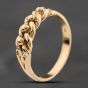 Second Hand 9ct Yellow Gold One Row Keeper Ring 41104237