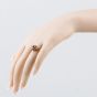 Second Hand 9ct Yellow Gold Garnet Oval Cluster Ring 41104265