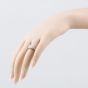 Second Hand 14ct White Gold Cubic Zirconia Shoulder Set Solitaire Ring 41104273