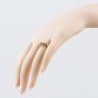 Second Hand 9ct Yellow Gold Peridot Five Stone Ring 41104281