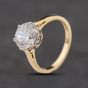 Second Hand 14ct Yellow Gold Cubic Zirconia Solitaire Ring 41104298