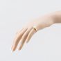 Second Hand 9ct Yellow Gold Cultured Pearl Single Stone Dress Ring 41104303