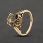 Second Hand 9ct Yellow Gold Smoky Quartz Oval Dress Ring 41104363