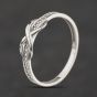 Second Hand 9ct White Gold Cubic Zirconia Infinity Half Eternity Ring 41104392
