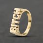 Second Hand 9ct Yellow Gold Bitch Signet Ring 41104398