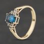 Second Hand 9ct Yellow Gold Topaz Dress Ring 41104413