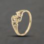 Second Hand 9ct Yellow Gold Cubic Zirconia Mum Dress Ring 41104415