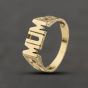 Second Hand Yellow Gold Mum Signet Ring 41104436