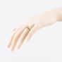 Second Hand 9ct Yellow Gold Cubic Zirconia Seven Stone Cluster Ring 41104468
