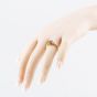 Second Hand 9ct Yellow Gold Tourmaline Oval Dress Ring 41104496