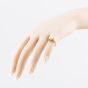 Second Hand Vintage 9ct Yellow Gold Simulated Pearl Single Stone Dress Ring 41104517