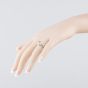 Second Hand 9ct White Gold Lemon Citrine & White Topaz Oval Dress Ring 41104564