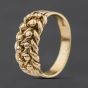 Second Hand 9ct Yellow Gold 2 Row Keeper Ring 41104619