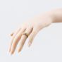 Second Hand 9ct Yellow Gold 2 Row Keeper Ring 41104619