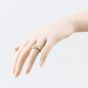 Second Hand 9ct Yellow Gold 5 Row Keeper Ring 41104623