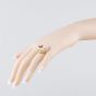 Second Hand Vintage Yellow Gold Opal & Ruby Flower Dress Ring 41104629