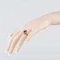 Second Hand 9ct Yellow Gold Amethyst Oval Fancy Dress Ring 41104634