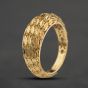Second Hand 9ct Yellow Gold Graduated Dress Ring 41104649