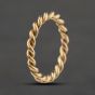 Second Hand Yellow Gold Twisted Wire Dress Ring 41104657