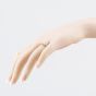 Second Hand 9ct Yellow Gold Cubic Zirconia Half Eternity Ring 41104658