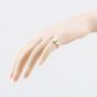 Second Hand 9ct Yellow Gold Cubic Zirconia Claddagh Ring 41104668