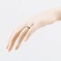 Second Hand 9ct Yellow Gold Cubic Zirconia Channel Set Crossover Ring 41104672