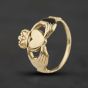Second Hand 9ct Yellow Gold Claddagh Ring 41104687